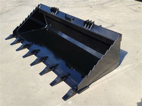 8 skid steer bucket with teeth|1 yard skid loader bucket.